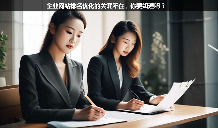 企業網站排名優化的關鍵所在，你要知道嗎？